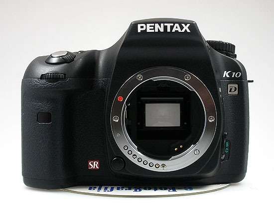 Pentax K10D SLR camera with shake reduction